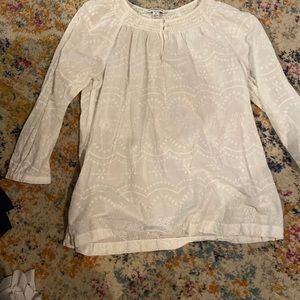 Cute white long sleeve shirt